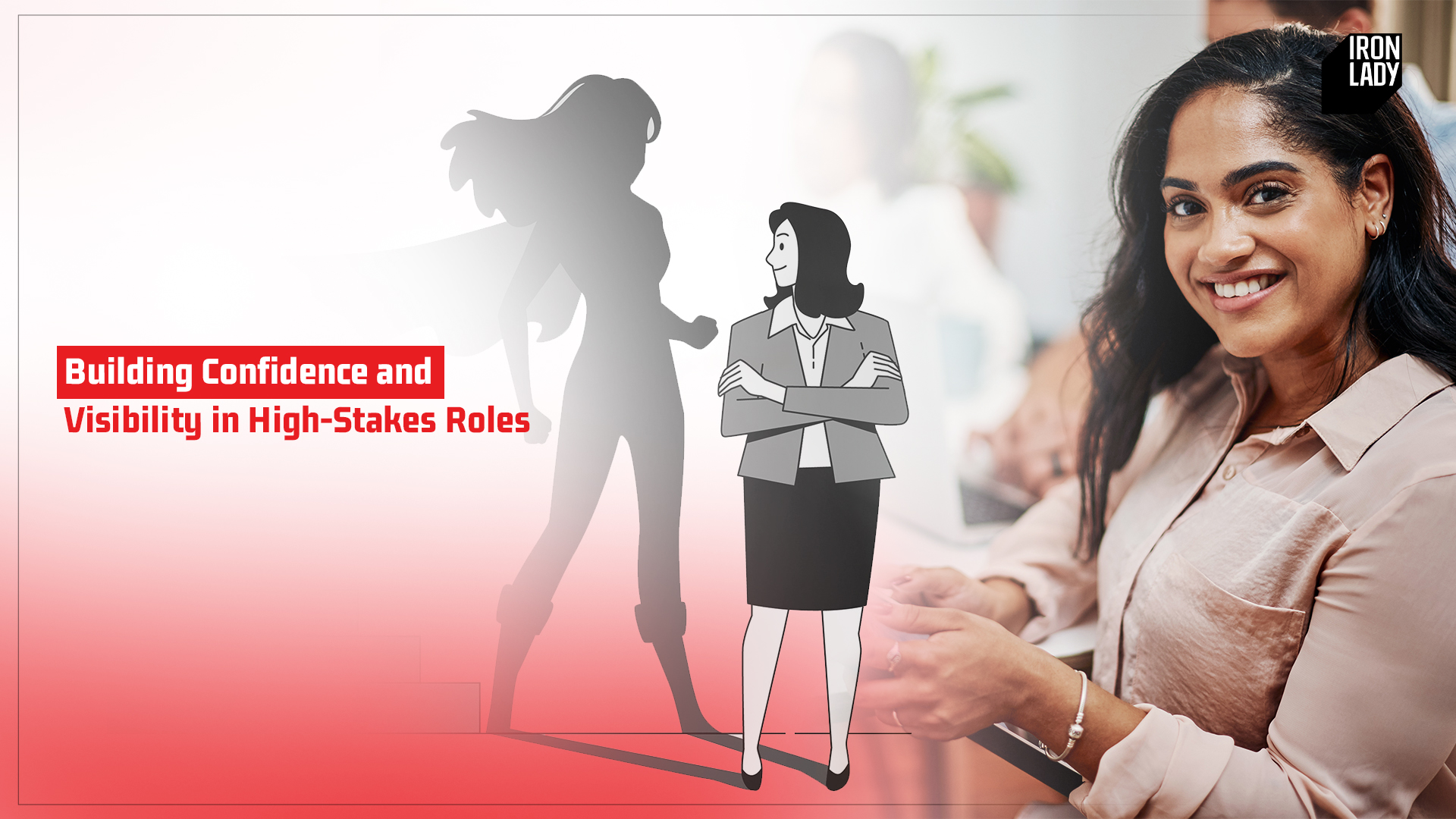 Strategic board game representation with colorful chess pawns symbolizing women breaking through barriers in corporate leadership. Arrows indicate different career paths and growth opportunities.